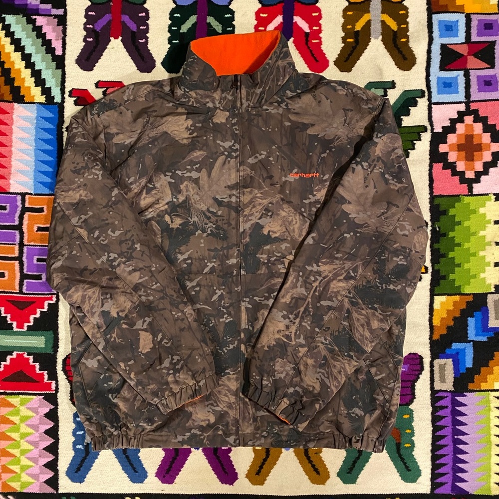 Carhartt reversible duck Camo fleece